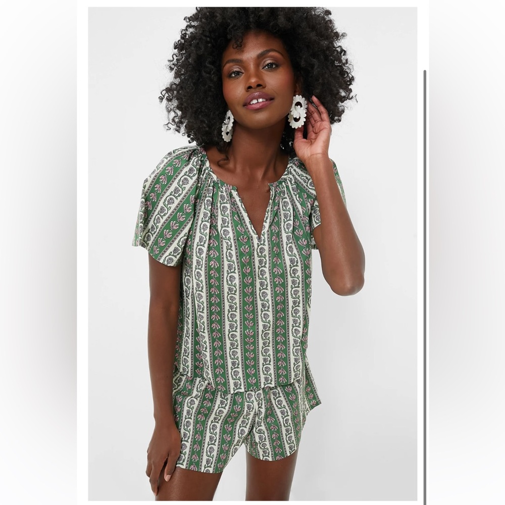Tuckernuck Fern & Floral Striped Set